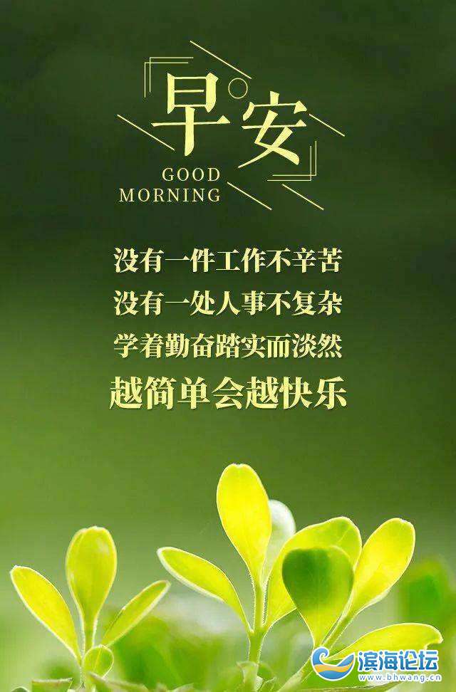 周末早安!      